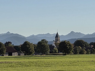 Klosterdorf Polling im Alpenvorland im Pfaffenwinkel
