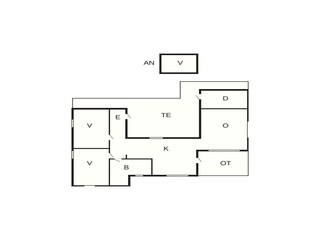 Vakantiehuis Trensum Grondplan 26