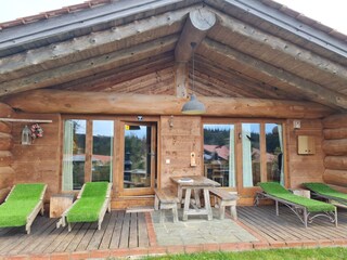 Terrasse laedt ein