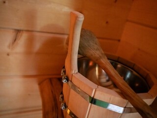 Sauna mit neuem Geraeten & Licht