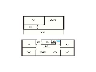 Casa de vacaciones Løkken Plano de planta 2