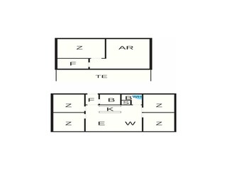 Casa de vacaciones Løkken Plano de planta 3