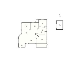 Casa per le vacanze Kelstrup Strand Pianta del piano 35