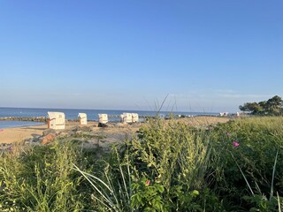 Strand in Richtung Steilküste