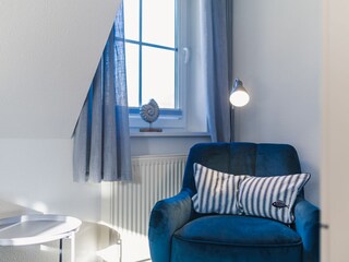 Sessel im Schlafzimmer