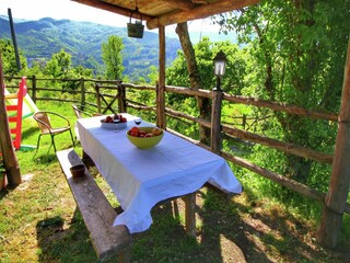 Casa de vacaciones Ortignano Raggiolo Grabación al aire libre 7