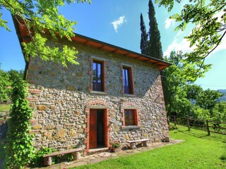 Casa de vacaciones Ortignano Raggiolo Grabación al aire libre 5