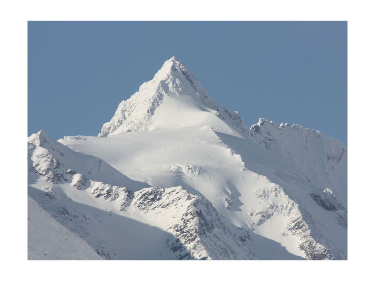 Blick auf den Großglockner vom Haus aus