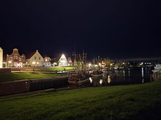 Greetsiel Abendstimmung am Hafen