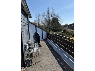 Balkon vor dem Schlafzimmer