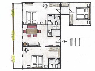 Appartamento per vacanze Jungholz Pianta del piano 28