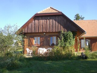 Das Haus von der Seite