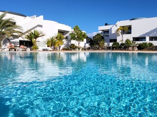 Pool with view to the apartment