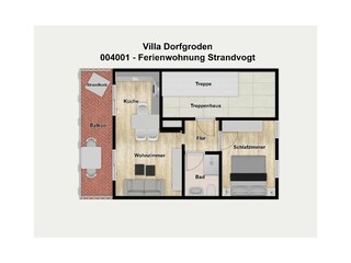 Apartamento de vacaciones Wangerooge Plano de planta 11