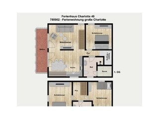 Appartement de vacances Wangerooge Plan d'étage 53