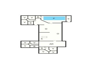 Vakantiehuis Vejers Strand Grondplan 7
