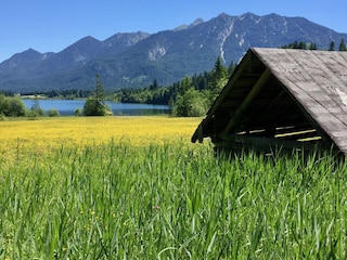 Barmsee und die Krüner Berge