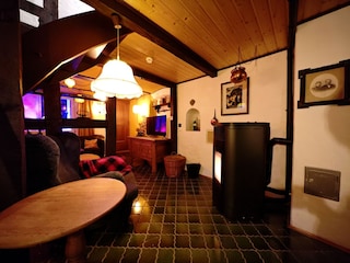 Sitzplatz vorm Kamin