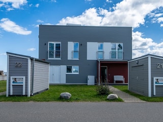 Doppelhaushälfte Schleivilla Hafenblick by Seeblick Ferien ORO, 2 private Parkplätze