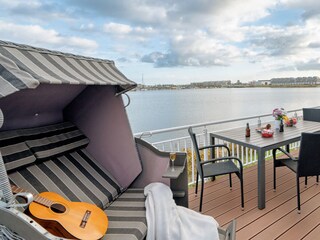 traumhafter Ausblick auf die Marina, Lootsen Hus by Seeblick Ferien ORO