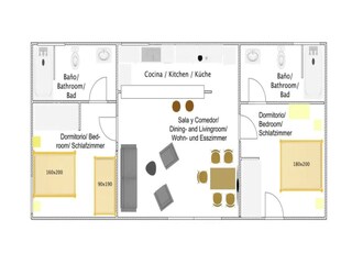 Casa per le vacanze Caleta de Vélez Pianta del piano 42