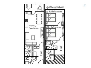 Ferienwohnung Duhnen Grundriss 40