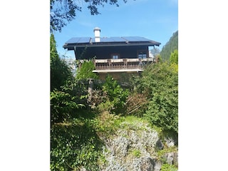 The house from the garden site