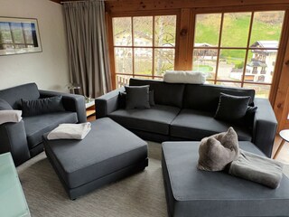 Wohnzimmer, mit herrlichem Ausblick