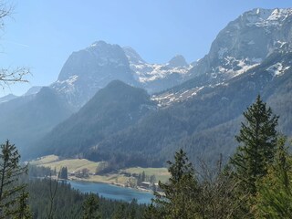 Der Hintersee von oben