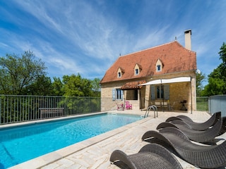 Ferienhaus Espédaillac Außenaufnahme 2