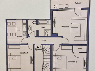 Vakantieappartement Bad Sachsa Grondplan 25
