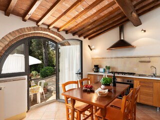 Unit 2 kitchen-dining area (external table)