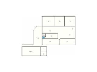 Casa de vacaciones Løkken Plano de planta 33