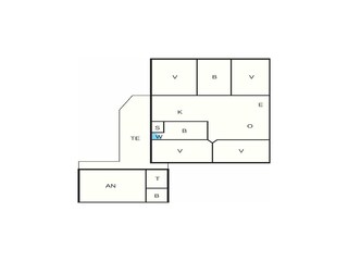 Vakantiehuis Løkken Grondplan 36