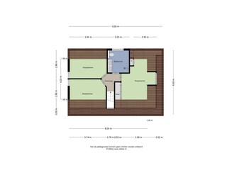 Chalet Kamperland Plano de planta 40