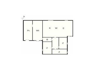 Vakantiehuis Hou Grondplan 41