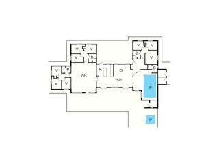 Maison de vacances Houstrup Plan d'étage 41