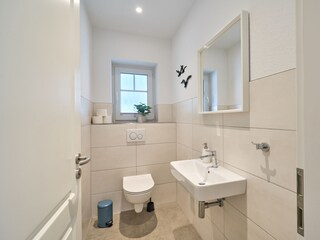 Gästetoilette im Erdgeschoss