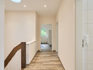 Alle Räume haben eine regulierbare Fußbodenheizung