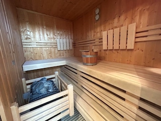eigene Sauna im Badezimmer