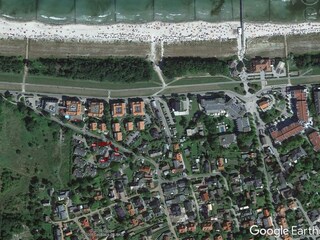 Luftbild des Strandes; Quelle Google Earth