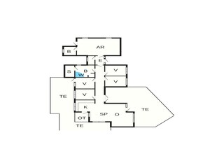 Casa per le vacanze Løkken Pianta del piano 41