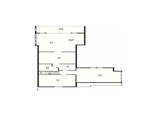 Vakantiehuis Halmstad Grondplan 54