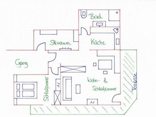 Appartamento per vacanze Fügen Pianta del piano 20