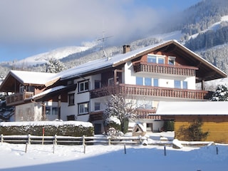 Unser Haus im Winter