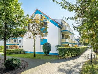 Blick auf die Balkonseite