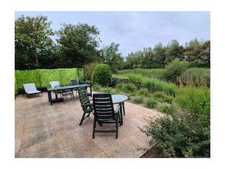 die Terasse am hintenseite