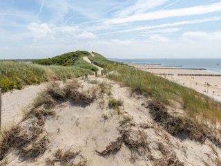 wandern in Dünen