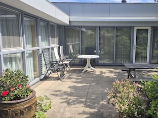 die gemütliche Terrasse