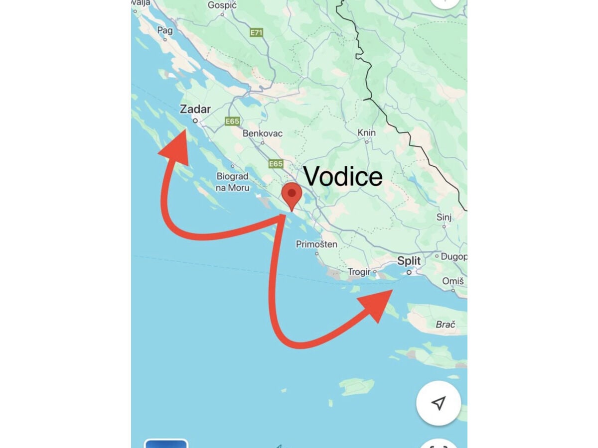 Vodice - Mitten zwischen Zadar und Split